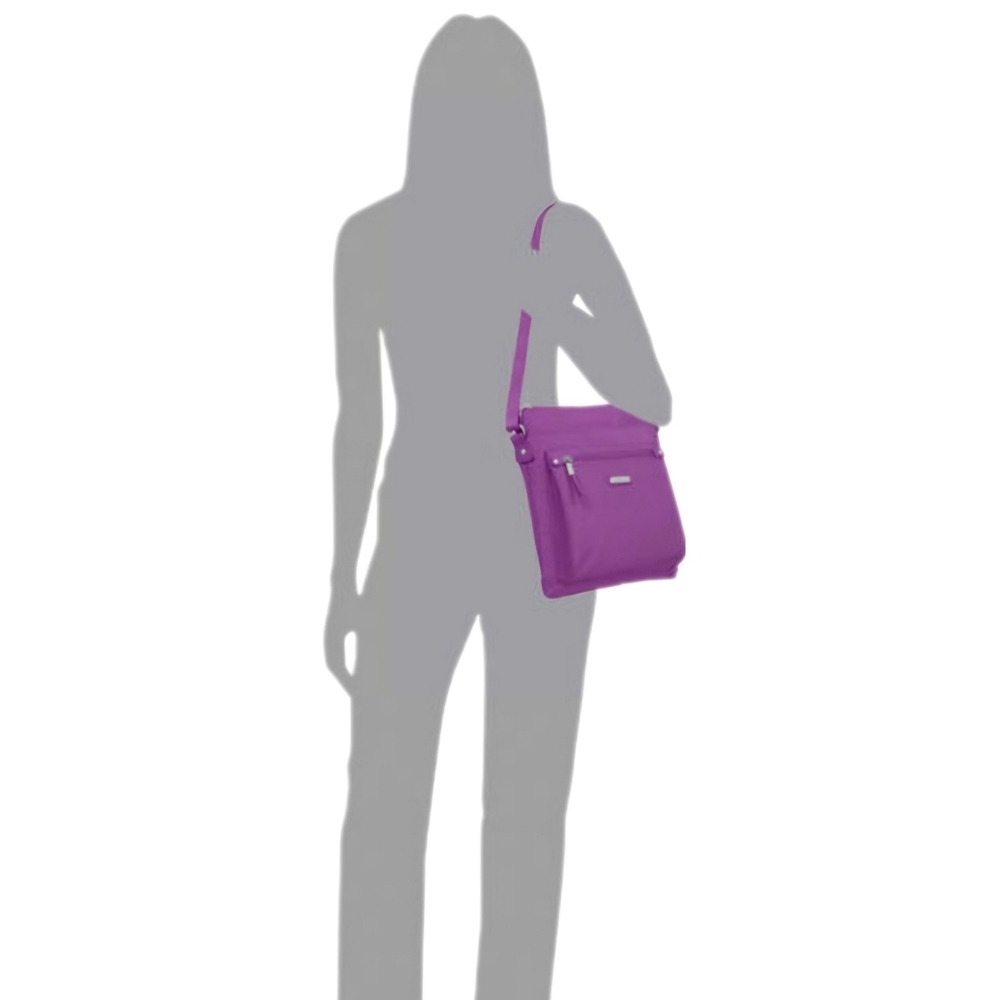 Baggallini Taupe Crossbody Bag with Wristlet - Picture 5 of 6